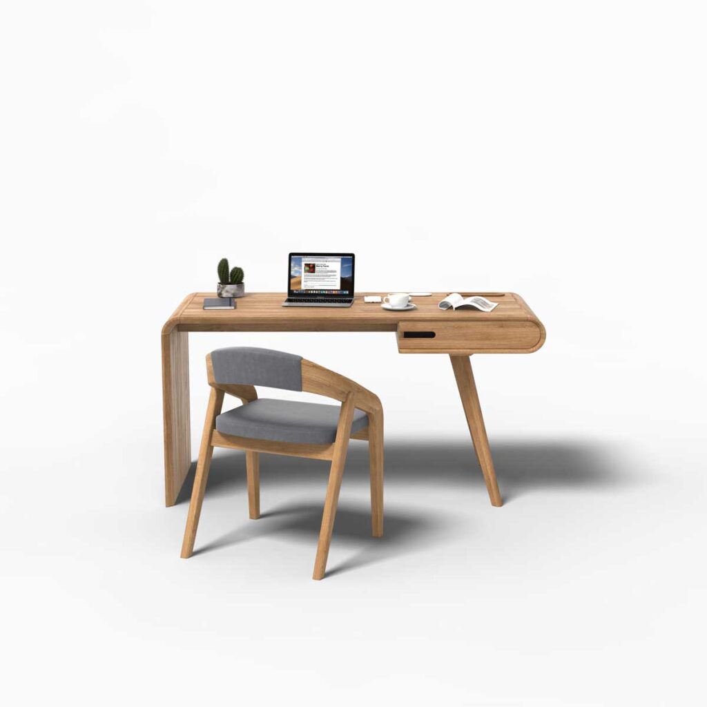 Mobilier home office la comanda din lemn masiv — design funcțional Kromatica