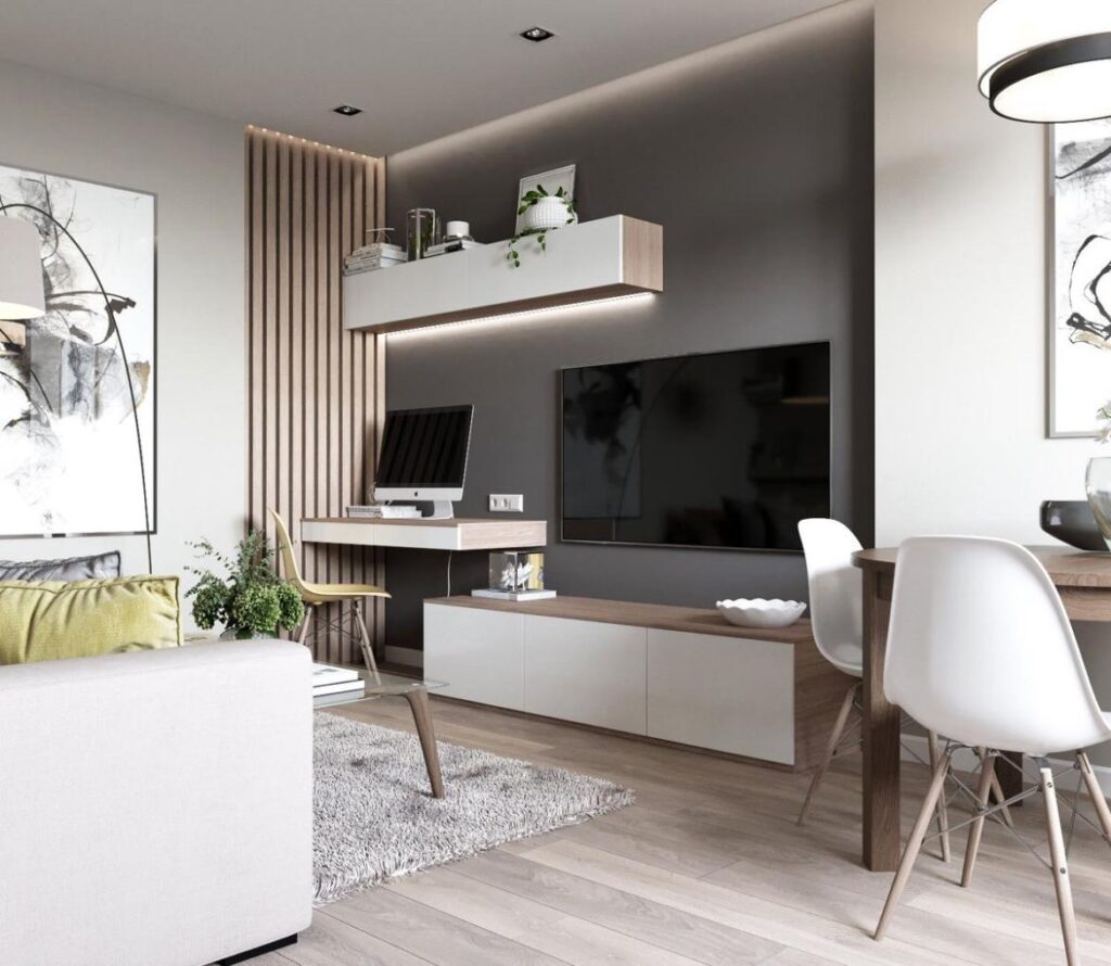 Mobilier living la comandă stil scandinav — design modern și funcțional — Kromatica București